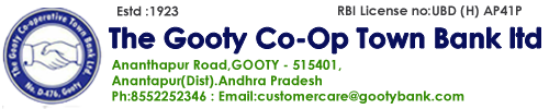 The Gooty Co-Op Town Bank ltd